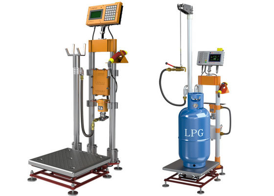 Ημι αυτόματος εξοπλισμός πλήρωσης κυλίνδρων LPG 120kg 220V